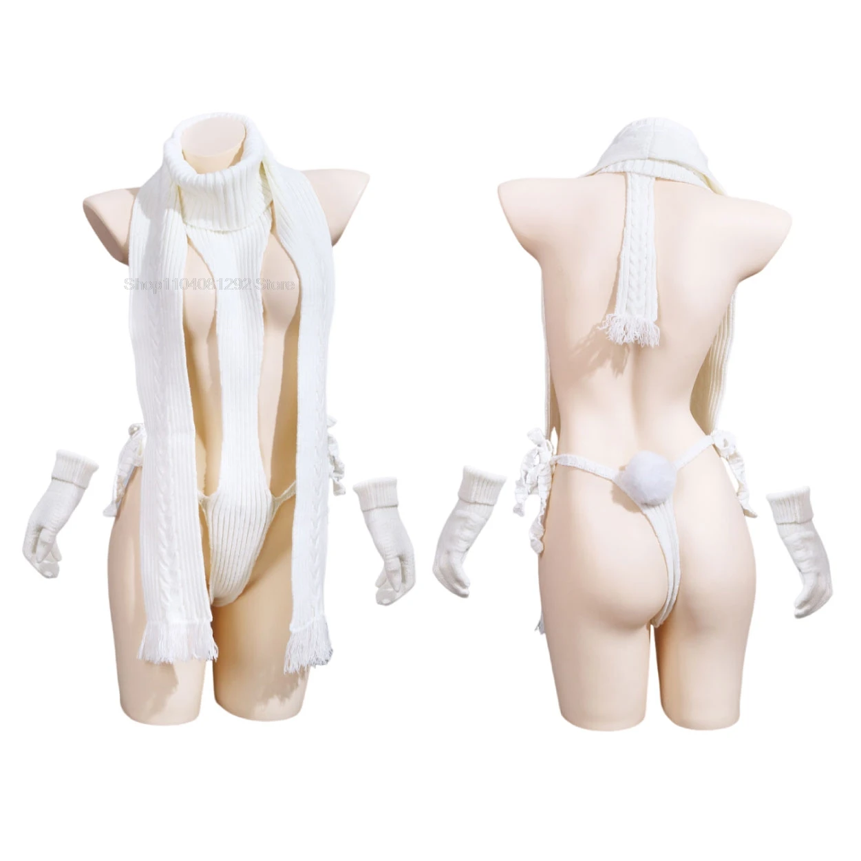 Halter Sweater Cosplay Outfits Femme Anime Bunny Suit Women Costumes Halloween Costume Sexy Whole Costumes: New Items Woman Men