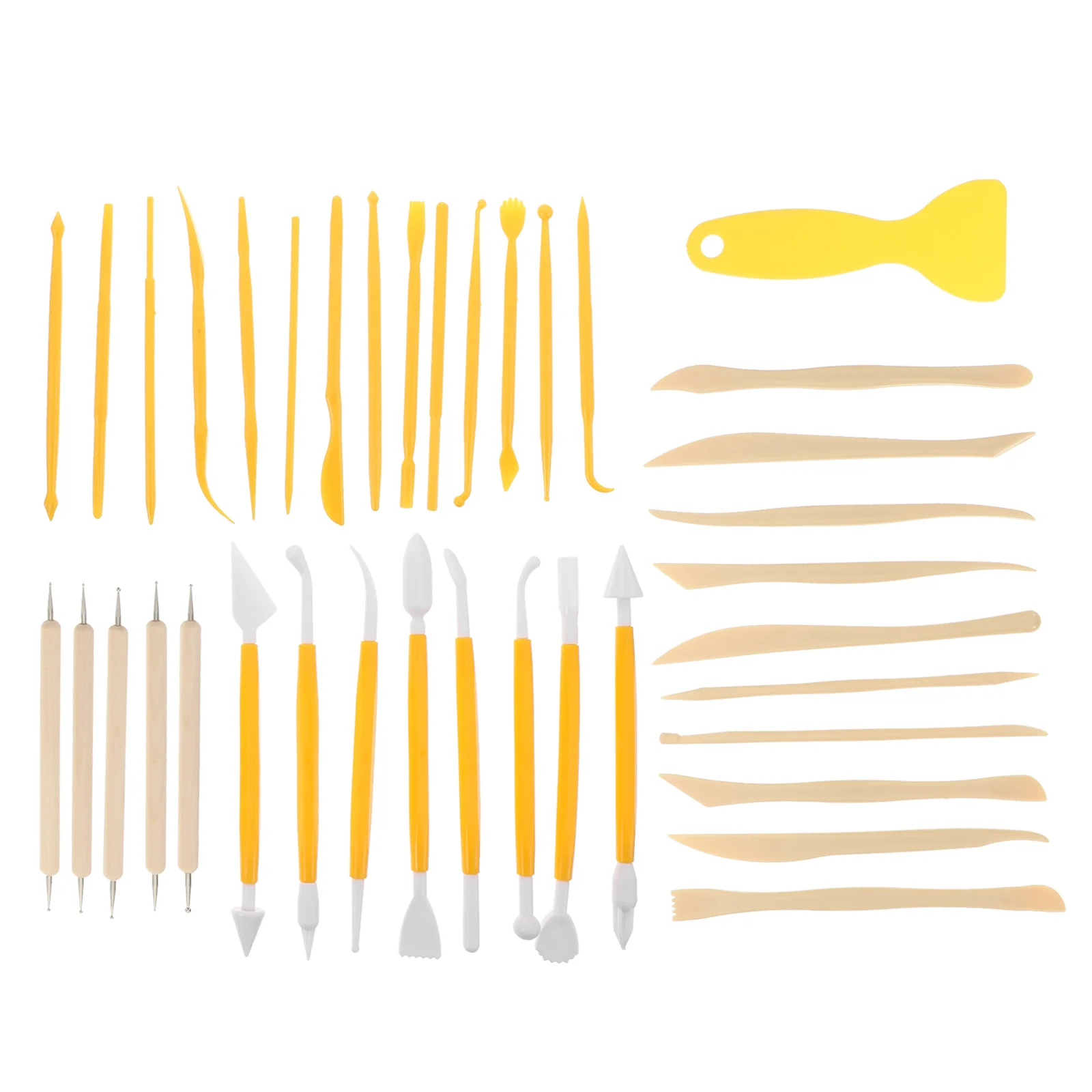 

1 set 1 Set Sculpting Tools Premium Pottery Pottery Carving Tool Tool Kit For Diy Shaping Smoothing Carving Works