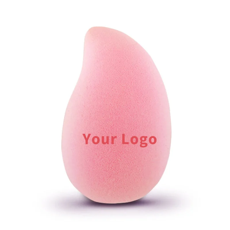 50pcs Custom Logo Latex-free Pink Mango Beauty Cosmetics Sponge Graient Fruit Blue Avocado Makeup Blender Sponge