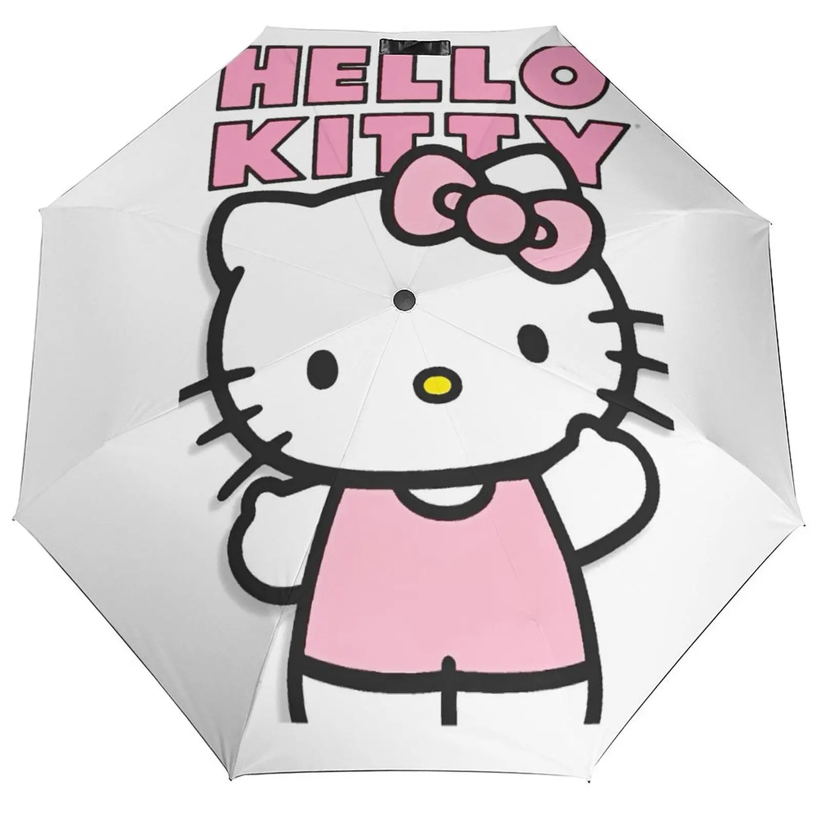 

Hello Kitty Kawaii мультфильм 3-кратный автомобильный зонт эстетический портативный зонт графический автомобильный козырек солнцезащитный крем анти-УФ-зонт