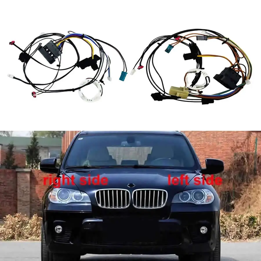 

Для BMW X5 E70 2011 2012 2013 Автомобильные аксессуары Внутренний жгут проводов фар Жгут проводов с AFS или без AFS 1 шт.