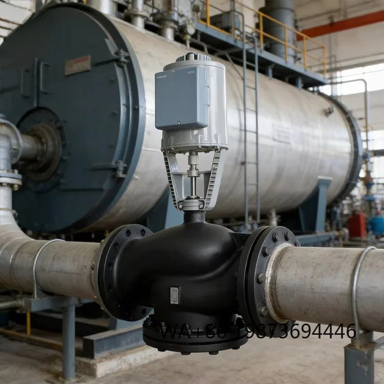 AC24V three-position electro-hydraulic proportional three-way valve IP54 flanged, adjustable flow for industrial pipeline OEM