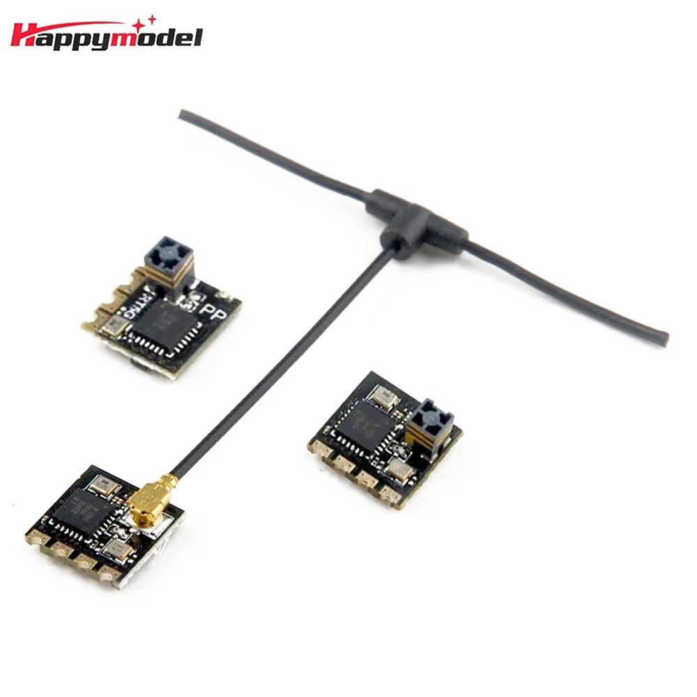 HappyModel EP1/ EP2/ PP 5V 2.4GHz ExpressLRS ELRS Ultra Long Range Nano Receiver For RC FPV Drone Fixed-wing