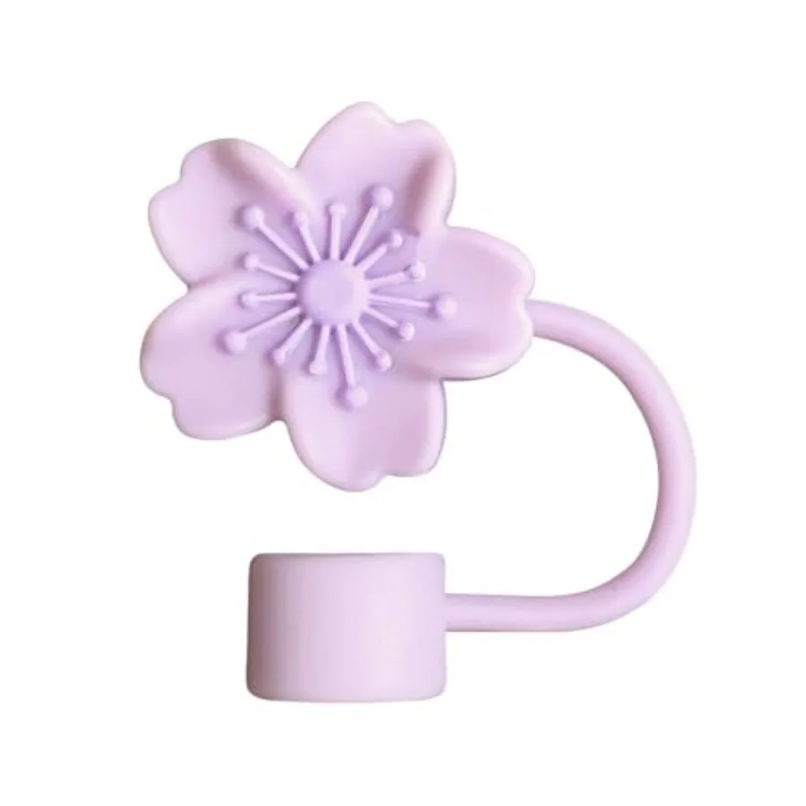 Purple Flower Straw…
