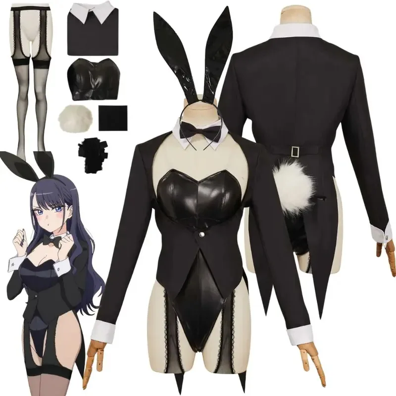 

Anime My Dress Up Darling Kitagawa Marin Cosplay Bunny Girl Costume Fantasia Jumpsuit Sexy Uniform Halloween Carnival Suit goi/6