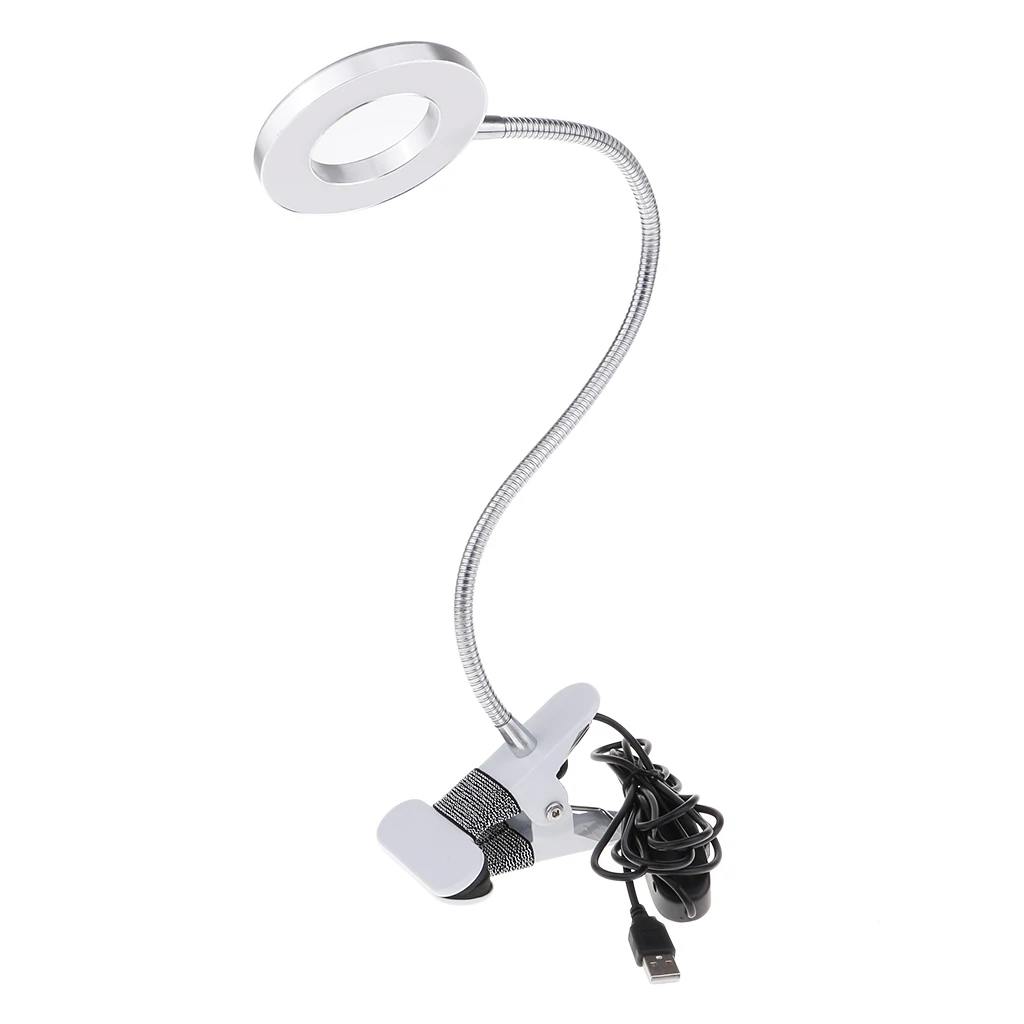 USB LED table lamp reading lamp beauty lamp with clip adjustable