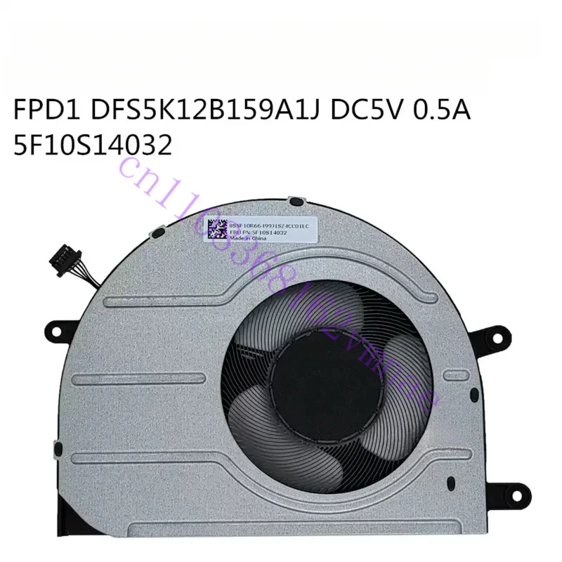 Laptop Cooling Fan for Lenovo Flex 7 14IAU7 Flex 5 14IAU7/14ALC7/14ABR8 Notebook PC CPU Cooler Radiator FPD1