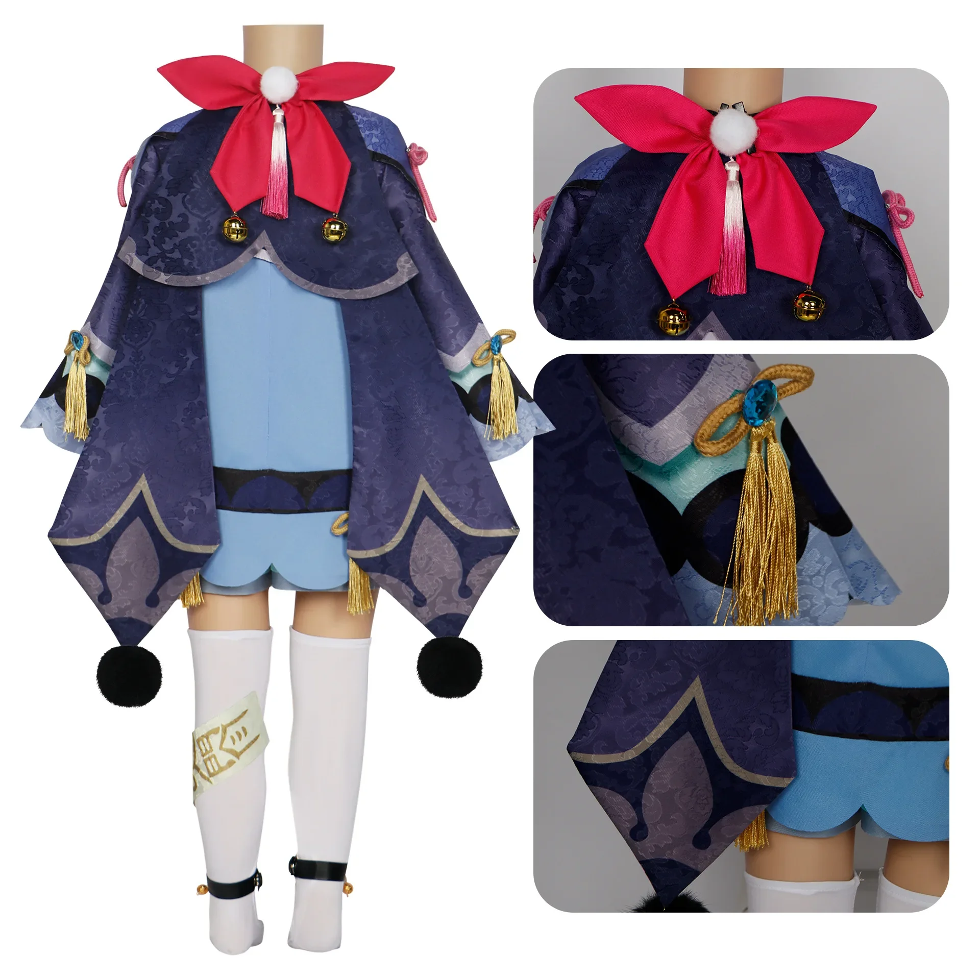 Costumi Cosplay Qiqi Zombies Cosplay Genshin Impact