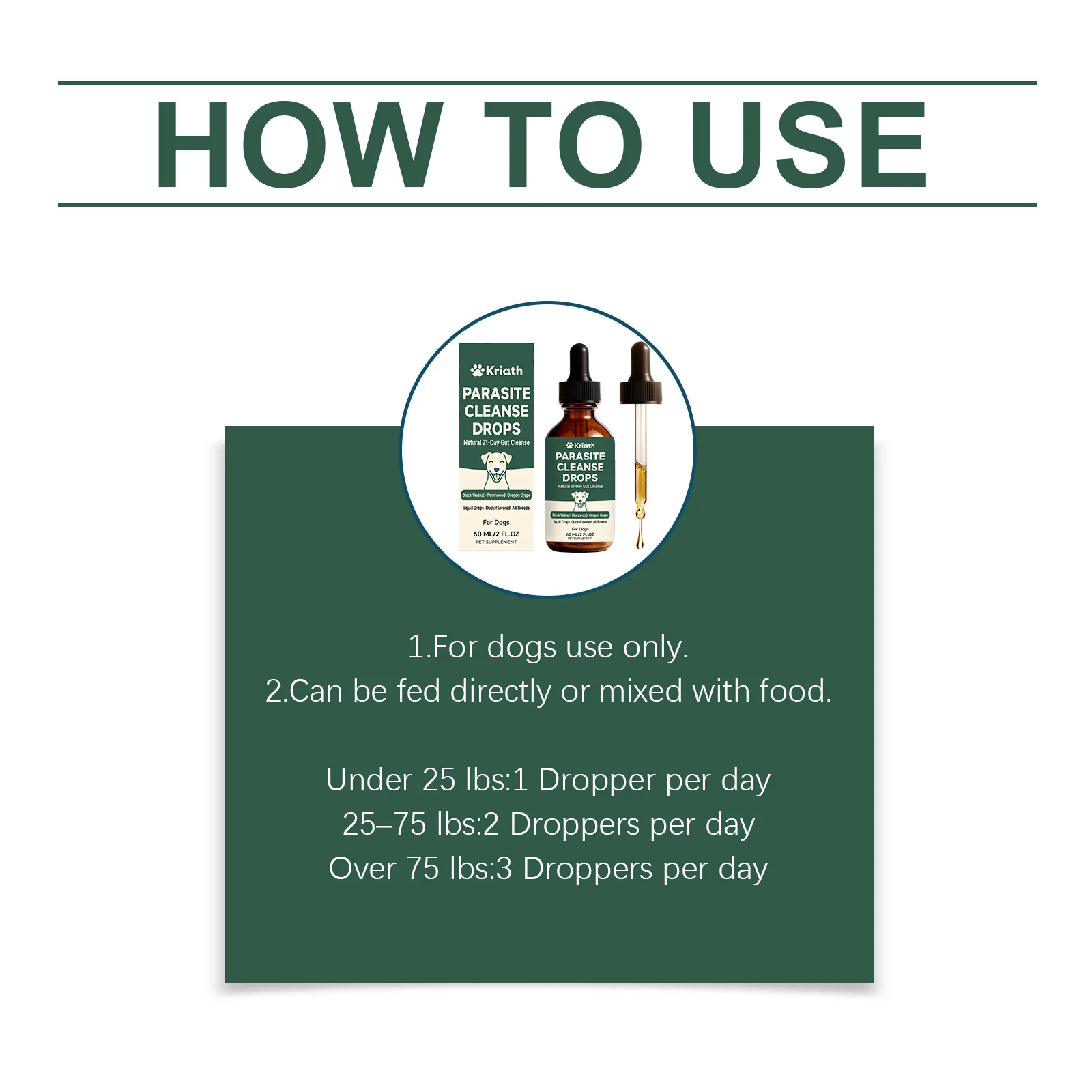  Hundedarm-Reinigungsflüssigkeit Beruhigt & Schützt den Magen des Hundes Unterstützt die Immunität Fördert die Verdauung Kräuter-Darm-Nahrungsergänzungsmittel für Hunde – Detail 7
