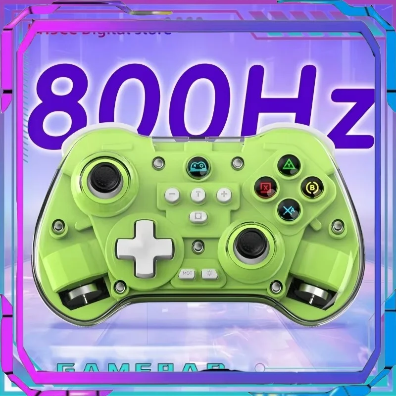 Z01x Controller da gioco Full Hall Joystick Trigger Wireless Tre modalità di connessione Rilevamento delle vibrazioni Multi piattaforma universale