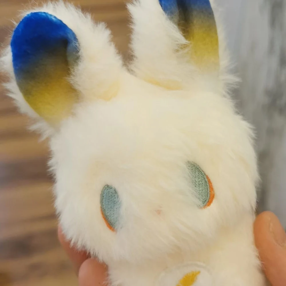 Game Arknights Shu Cosplay Keychain Plush Stuffed Cotton Doll Backpack Cute Rabbit Pendant Keyring Accessories Gift