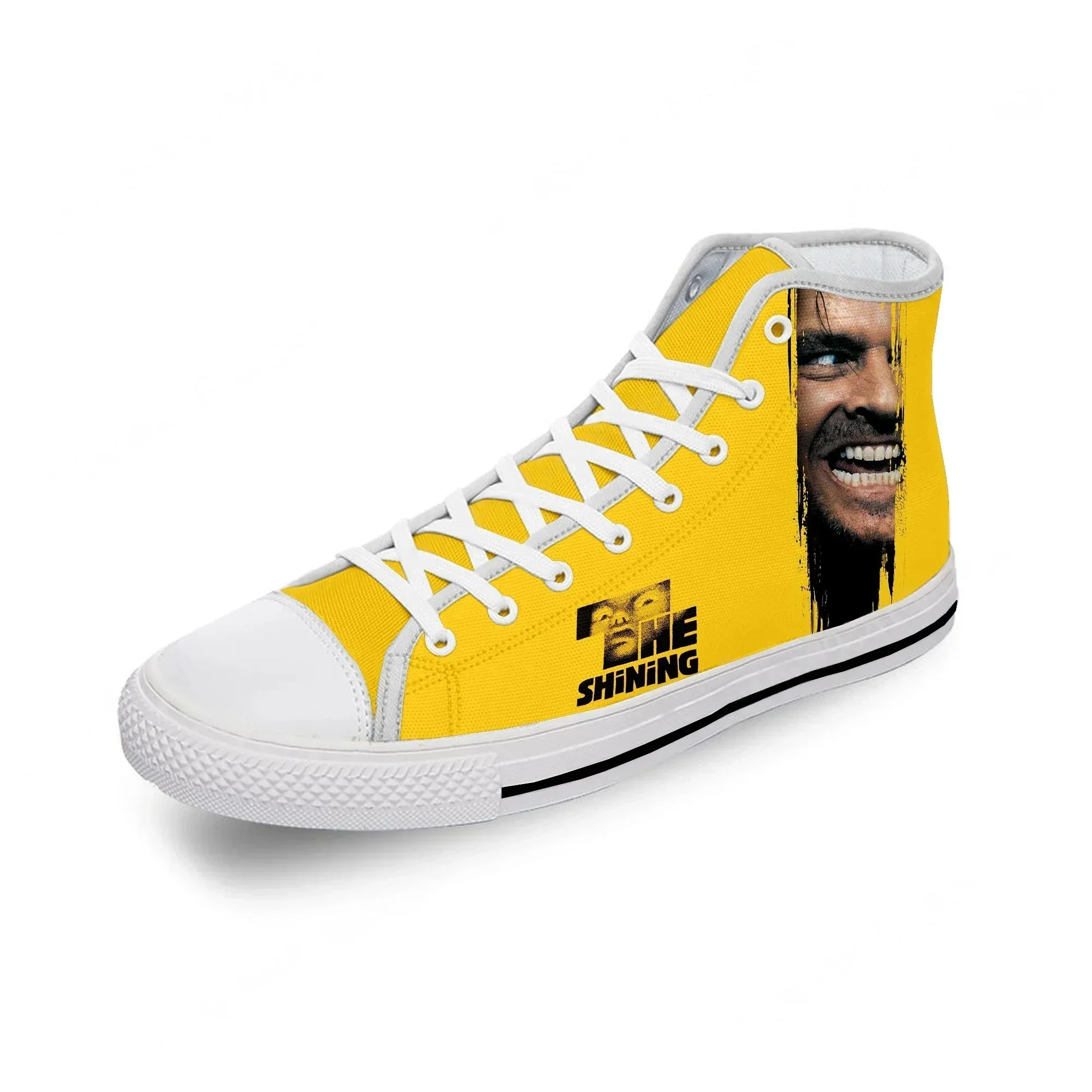 

The Shining Movie Jack Torrance White Cloth Fashion 3D Print High Top Canvas Shoes Men Women Lightweight Breathable Sneakers