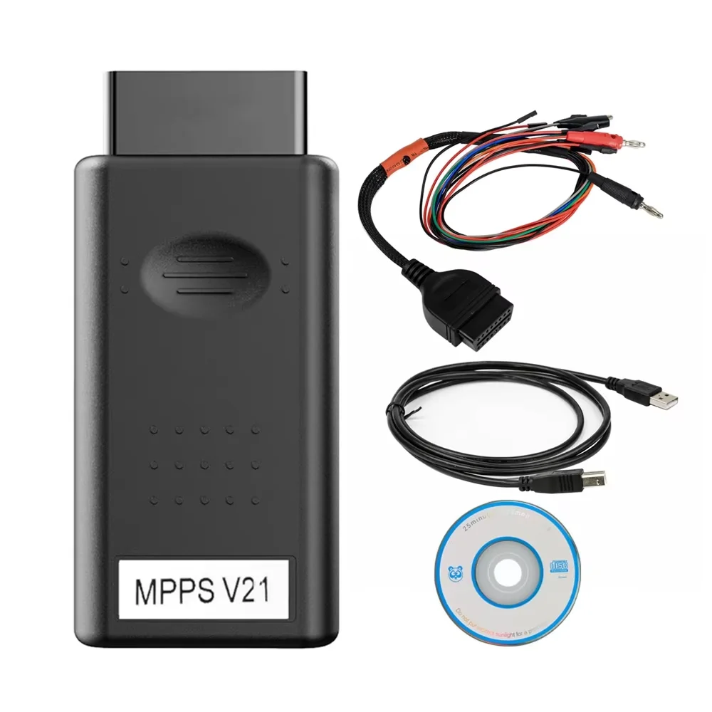 MPPS V22 Newest MPPS V21 ECU Chip Tuning Interface Auto OBD 2 Scanner CAN ECU Tunning Flasher Remap Cable Auto Diagnostic Tool