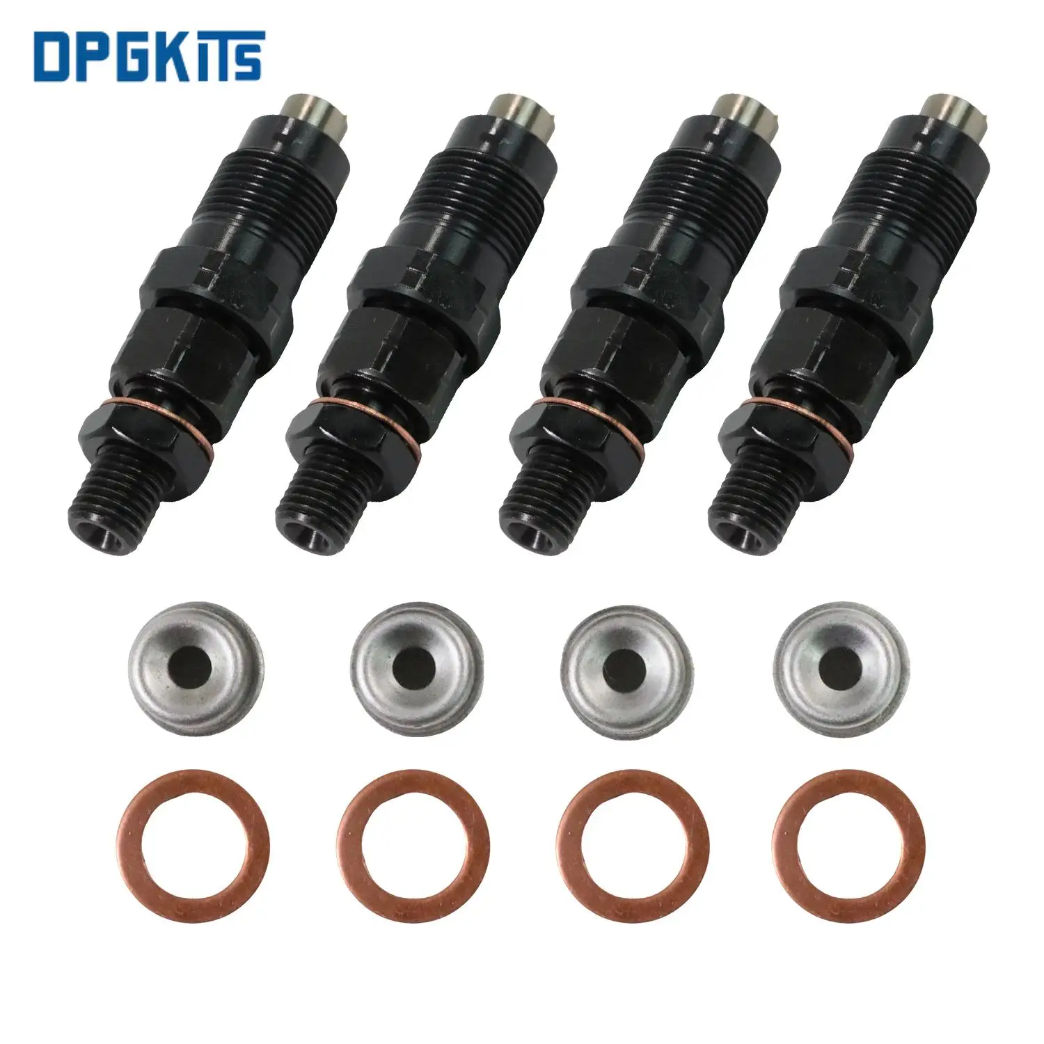 16600-43G23 4PCS Auto Engine Fuel Injectors 20MM For NISSAN NAVARA TD27 D21 2.7L High Quality Car Part