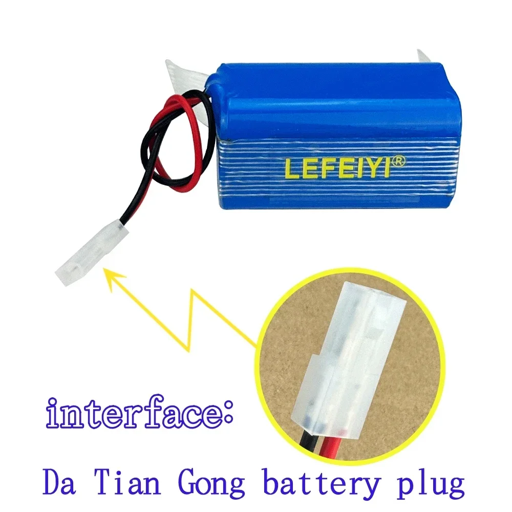 2800/4800/6800mah Li-ion 14.8v Da Tian Gong battery plug Battery For Rowenta Tefal Explorer Serie 20 40 60 Robot Vacuum Cleaner