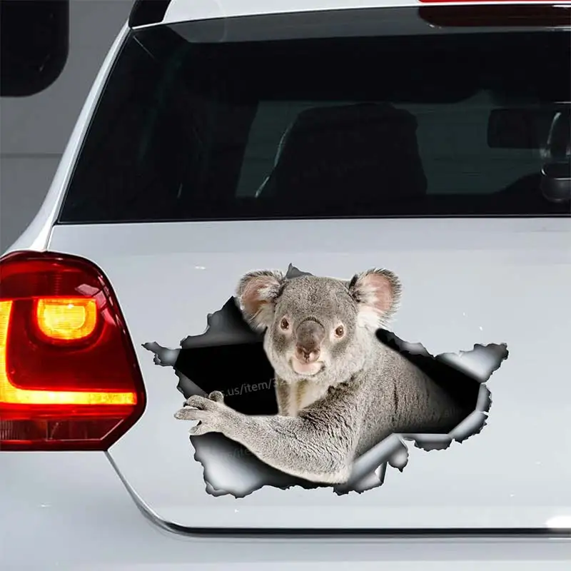 

Cute Koala Animal Car Sticker Waterproof Vinyl Decal on Bumper Rear Window Laptop Self-adhesive Decal For Car Accessories SH248