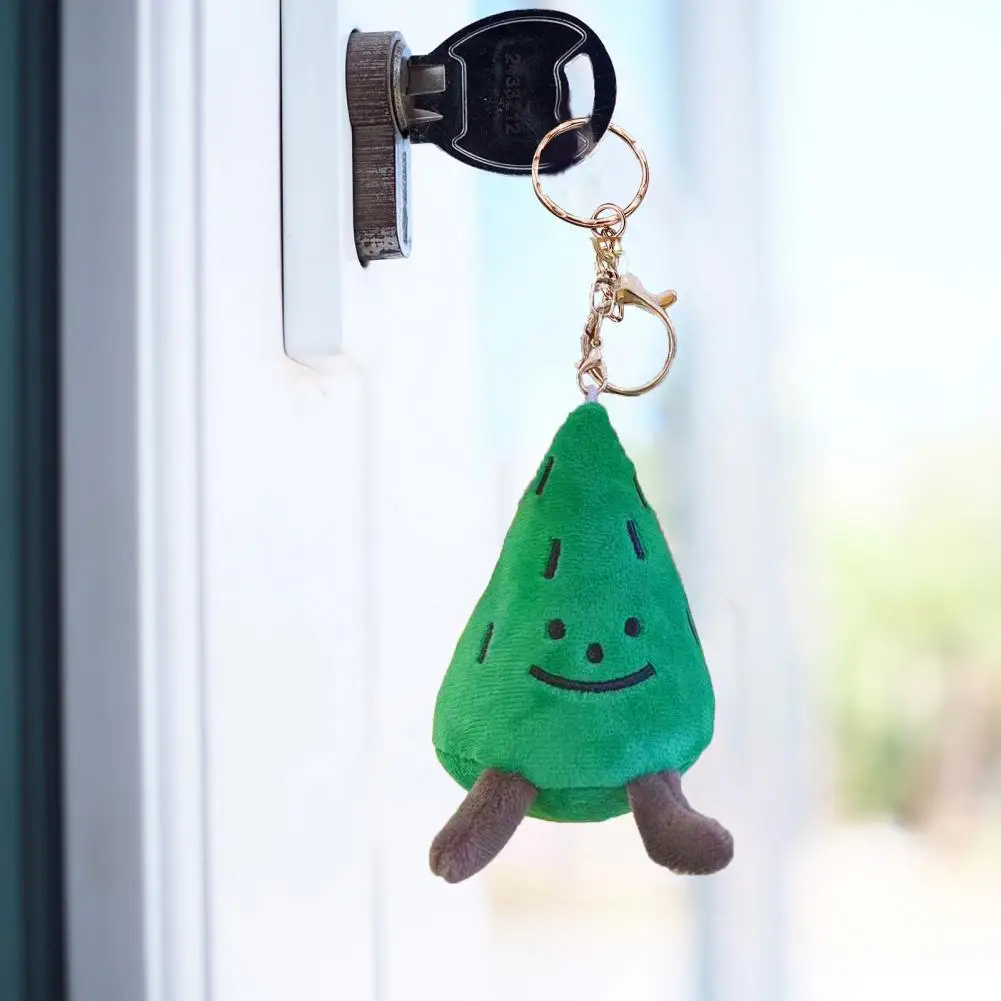 

Christmas Tree Pendant Doll Keychain Christmas Tree Plush Pendant Adorable Stuffed Doll Toy Keychain for Backpacks Festive