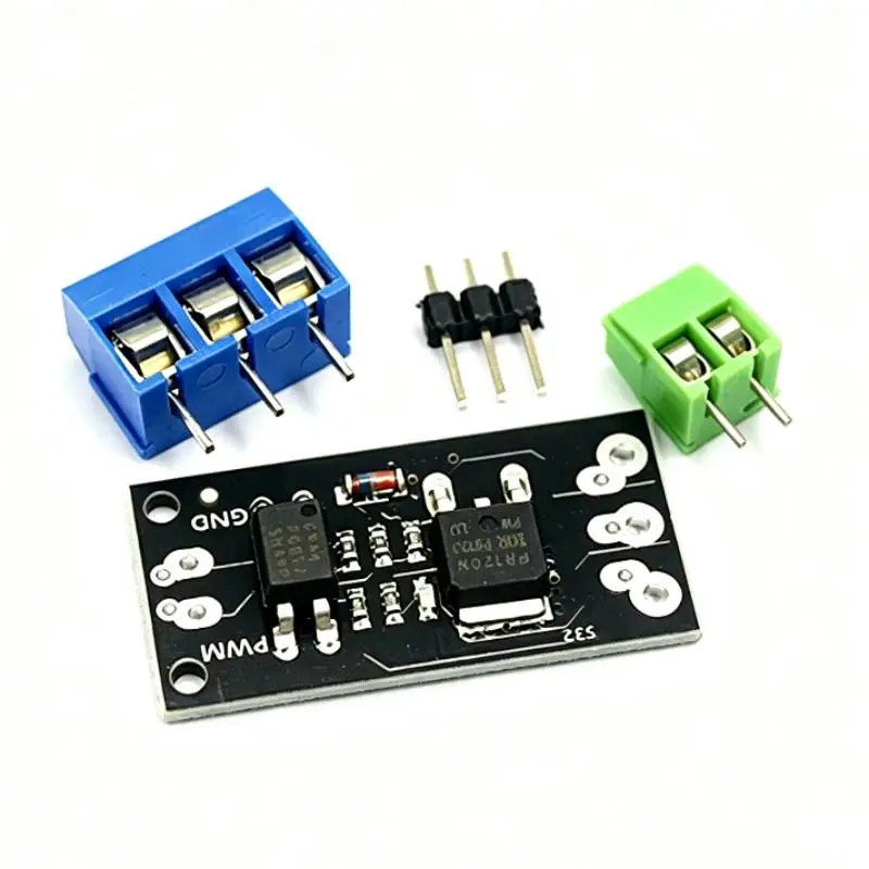 Low Heat Opto-Isolated MOSFET Switch Module 3.3V 5V PWM FR120N LR7843 D4184 for Battery Charge Control Systems