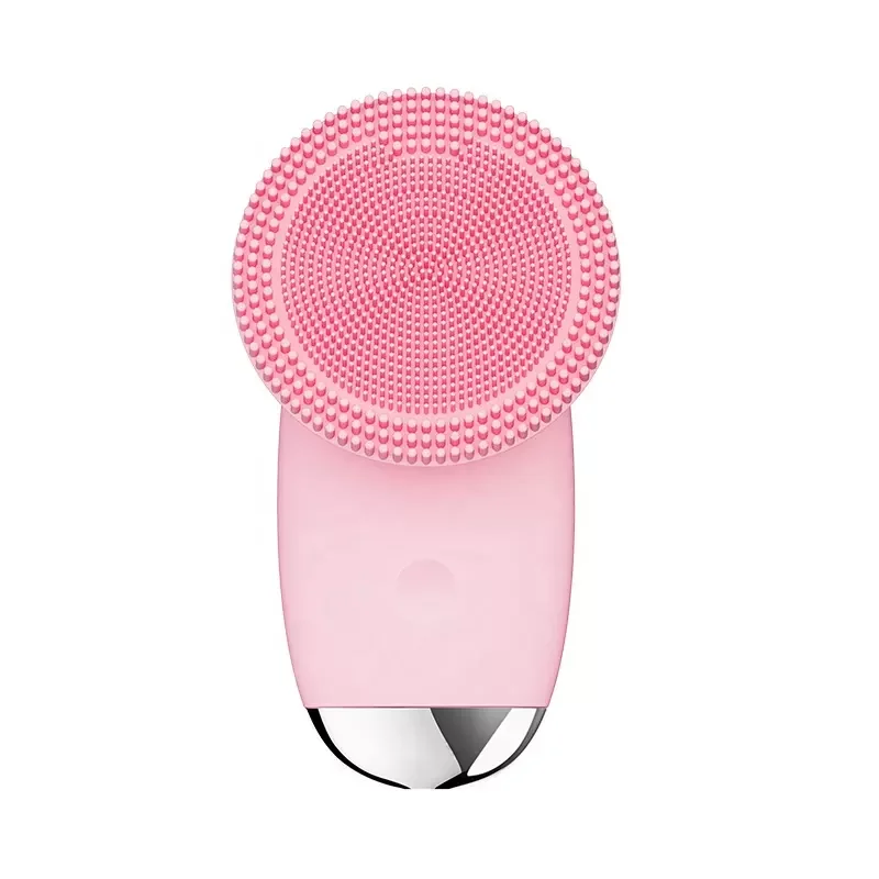 Electric Facial Cleansing Brush Silicone Sonic Face Cleaner Deep Pore Cleaning Skin Massager Vibration Cleaner