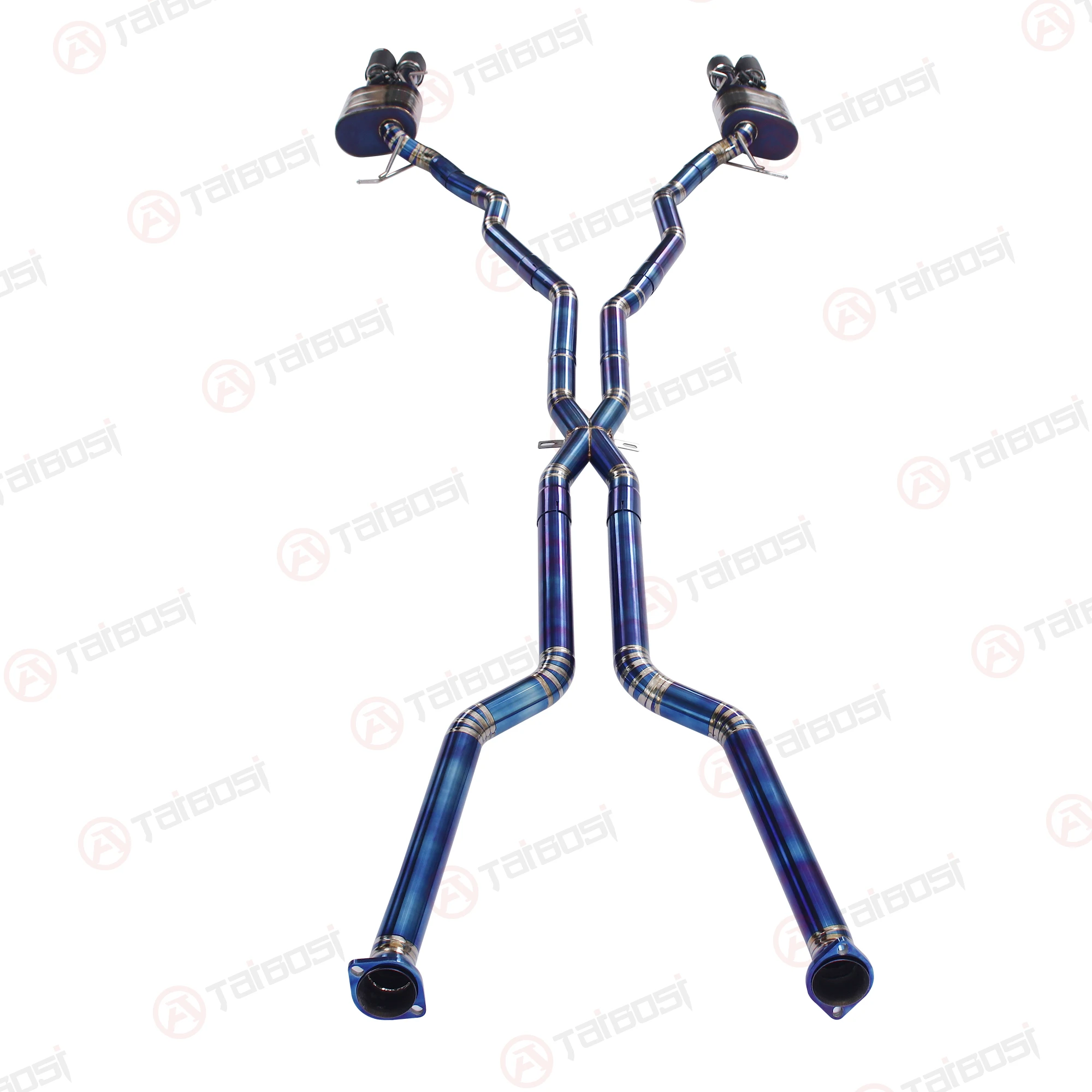 Taibosi Factory Valvetronic Catback Exhaust For BMW M6 E63 S85 5.0L SUS304 Electric Valved Muffler W/ Remote Control & Pop Sound