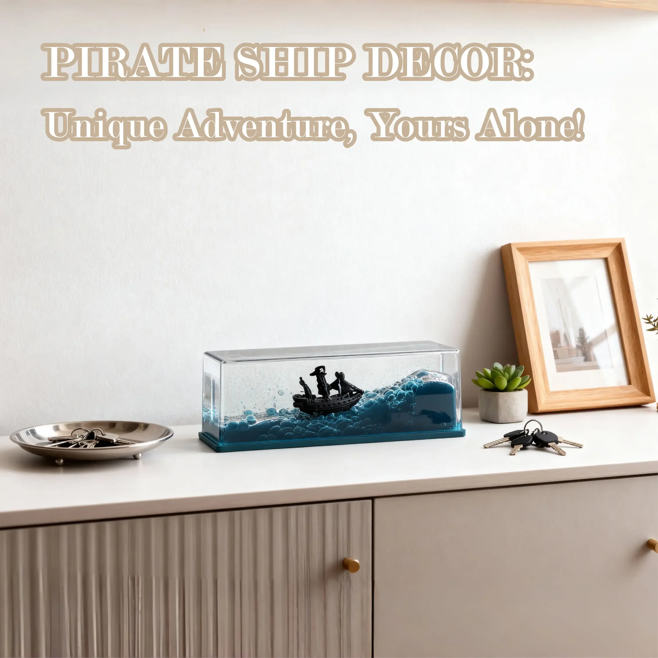 سائل الرحلات الانجراف زجاجة سطح المكتب زينة زخرفية هدية التخرج هدية عيد ميلاد سفينة القراصنة الحلي الزخرفية #4