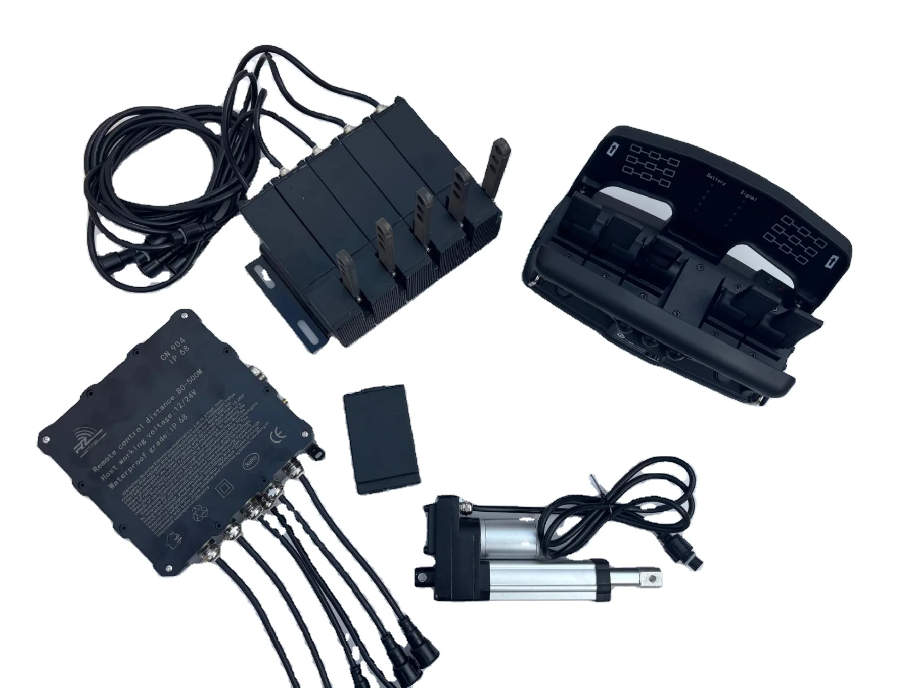 5 Channel Proportional Wireless Hydraulic Crane Remote Controller Kit Industrial Lorry Crane Transmitter Receiver Control System