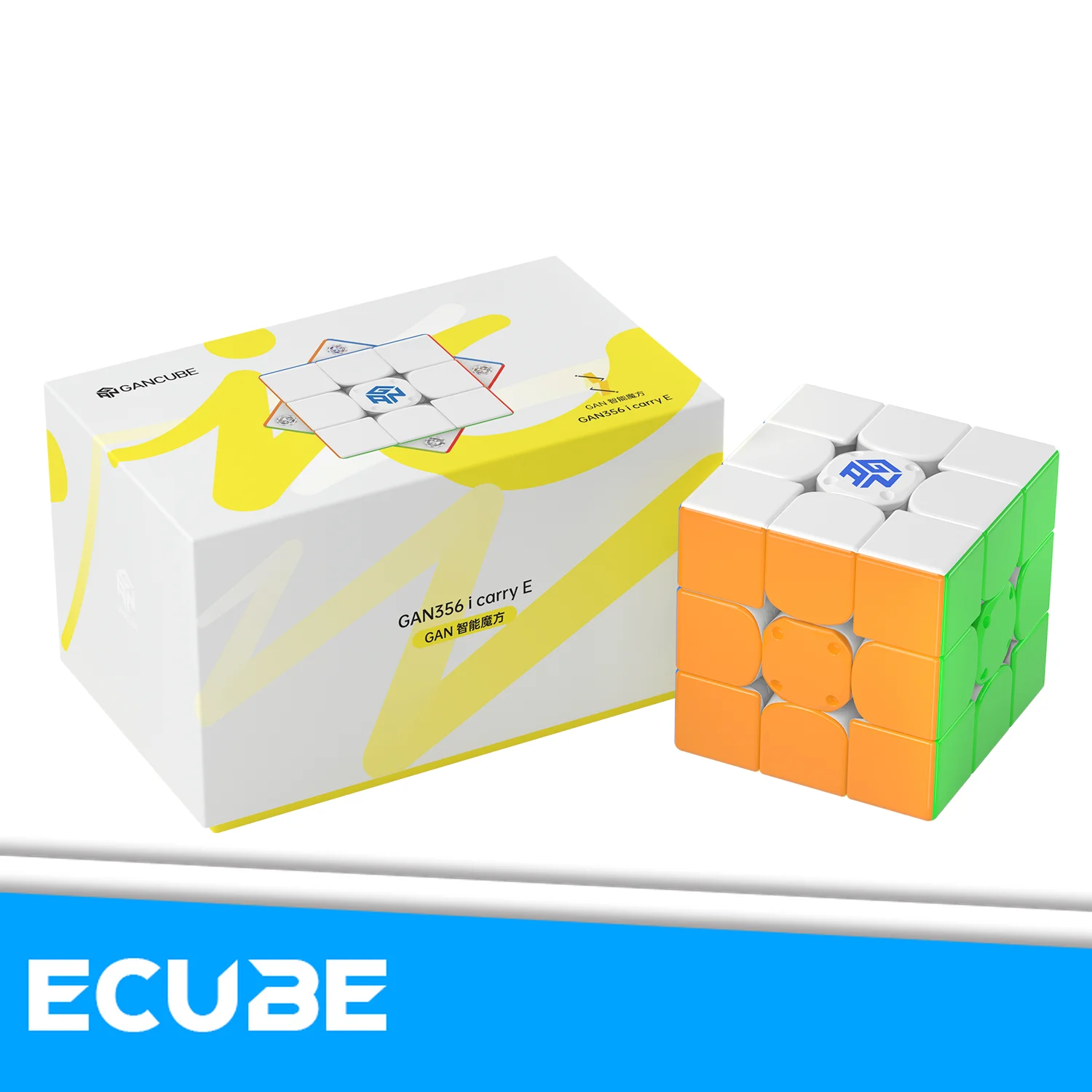 

[ECube] GAN356 iCarry E Updated 3x3x3 Smart Magnetic Cube GAN 356 iCarry Toys Speed Puzzle Educational Toys stickerless
