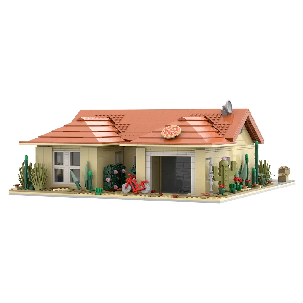 Gobricks MOC Breaking Bad Walter White House Building Blocks Model Walter White House Architecture Bricks Assemble Toys DIY Gift