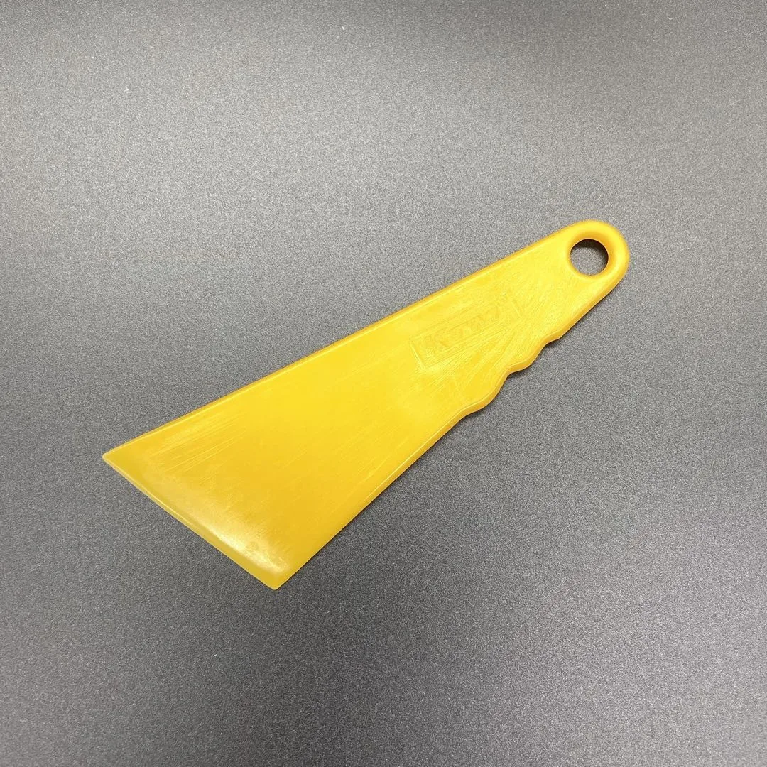 KTM Car Vinyl Carbon Fiber Window Ice Remover Cleaning Wash Car Scraper With Felt Squeegee Tool Film Wrapping Scraper