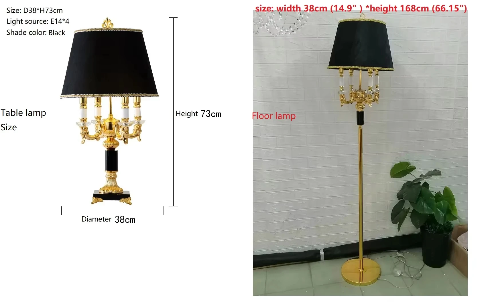 European Floor Lamp Luxury Lamp High-End Retro Villa Living Room Bedroom Decoration Black Crystal Upright Desk Lamp Bedside Lamp