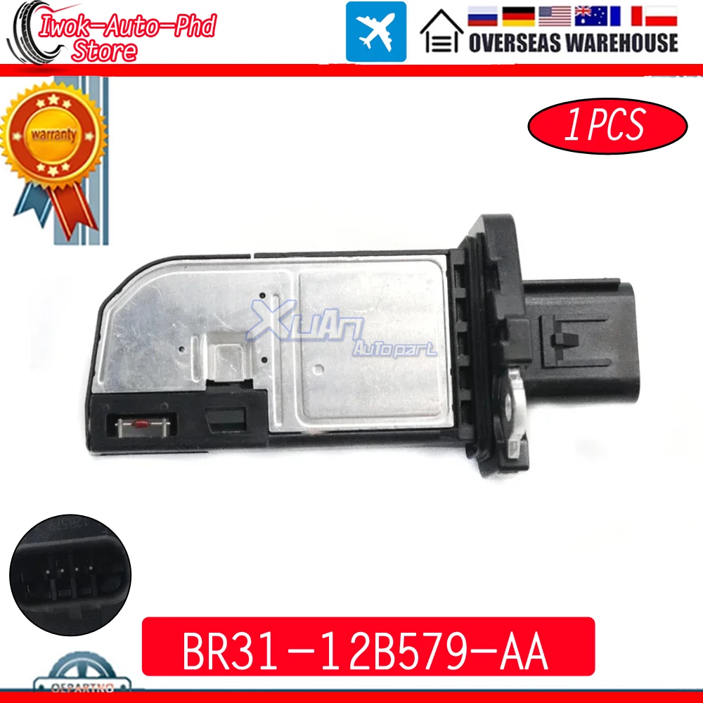 XUAN BR31-12B579-AA MAF MASS AIR FLOW METER SENSOR  for Ford Fusion Expedition Explorer Mustang F-250 F-150 Super Duty Lincoln