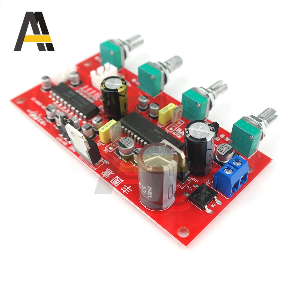 UPC1892+JRC2150 HIFI Stereo Preamp Amplifier Volume Tone Control BBE Preamplifier Treble Balance Bass Board with potentiometer