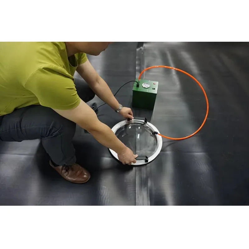 New Discount HDPE Geomembrane Welding Quality Testing Vacuum Leak Detector 100W 220V -84Kpa 48dB