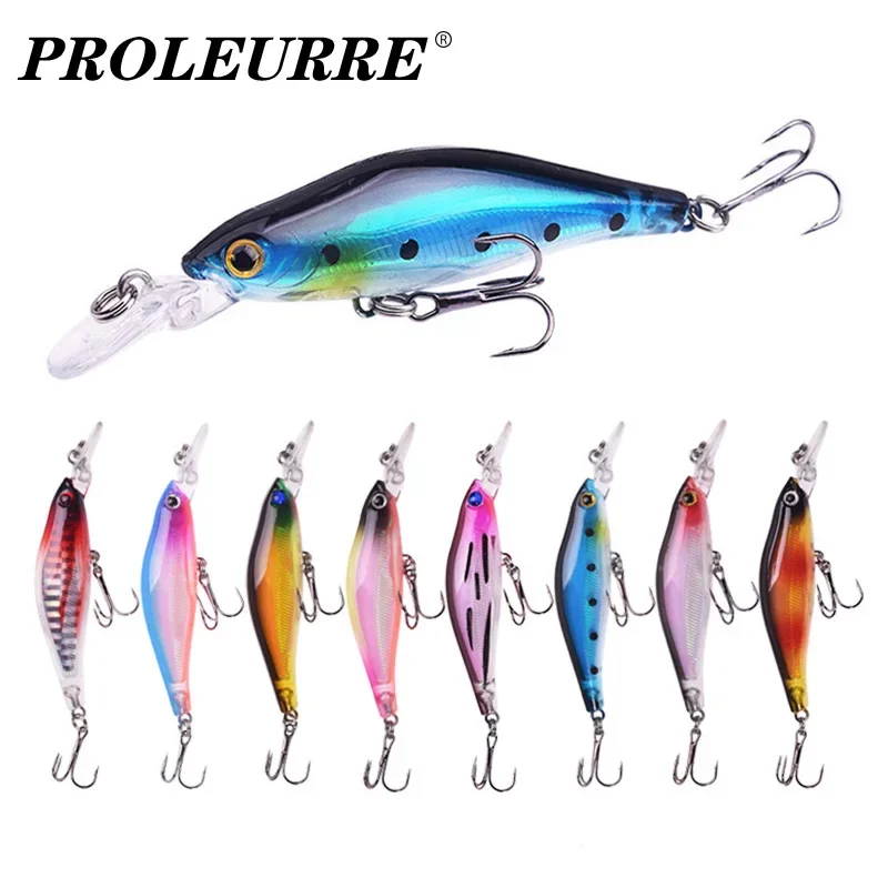 

1Pc Laser Minnow Fishing Lure 8.5cm 6.5g Pesca Hook Fish Sinking Wobblers Tackle Crankbaits Artificial Japan Hard Bait Swimbait