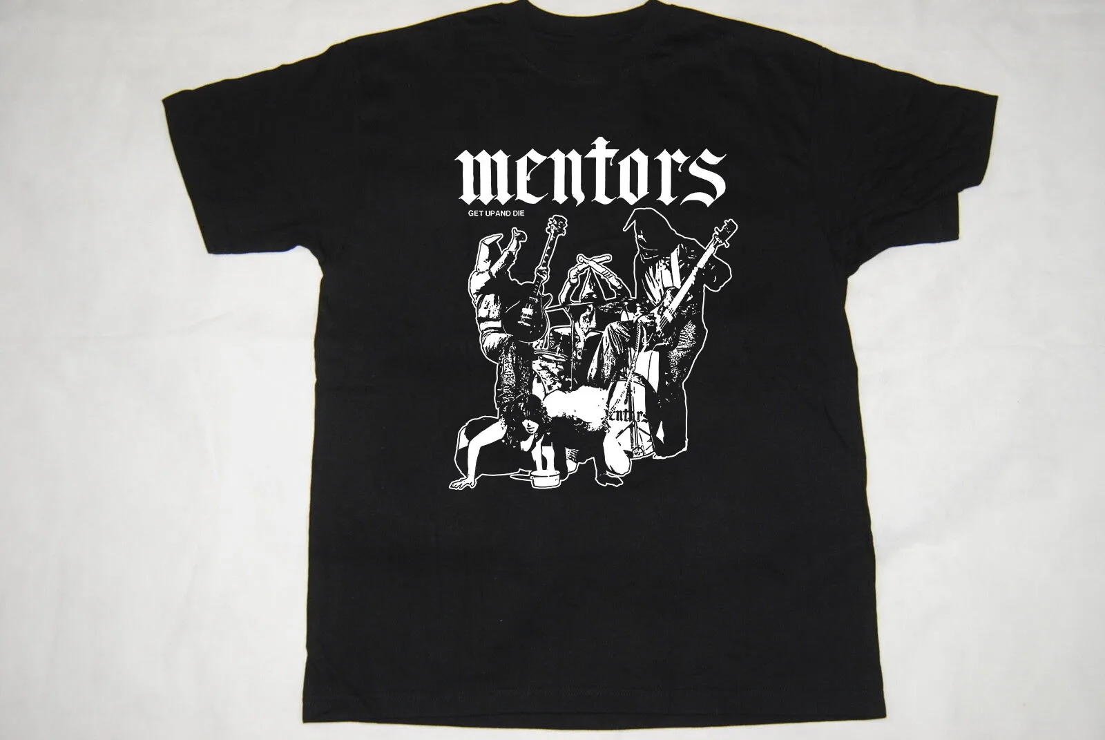 Mentors Band Gift For Friends Black T-Shirt Cotton All Size ZH170