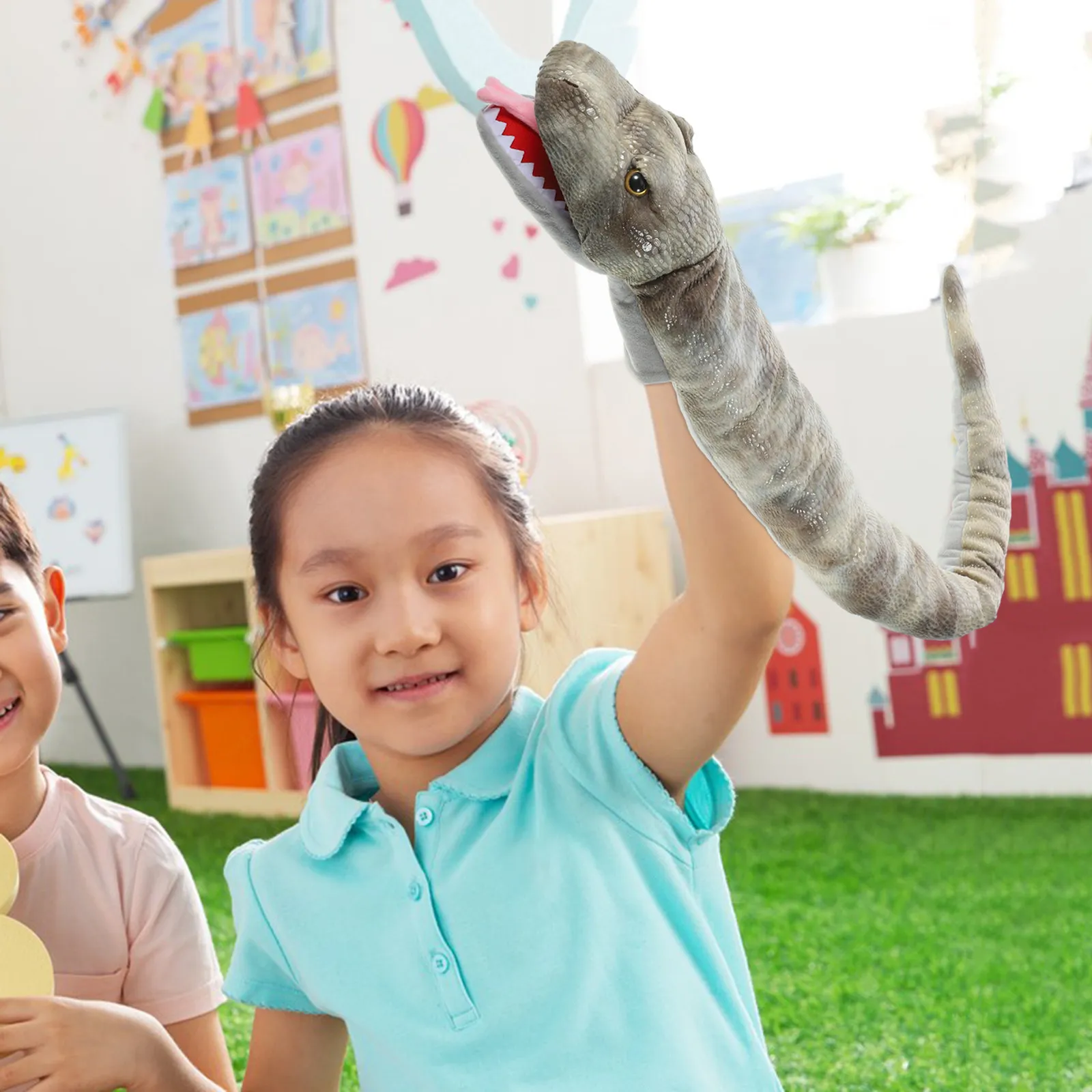 

Snake Hand Puppet Stuffed Realistic Soft Interactive Animal Hand Puppet Storytelling Role Play Casual Play Animal Finger Puppets