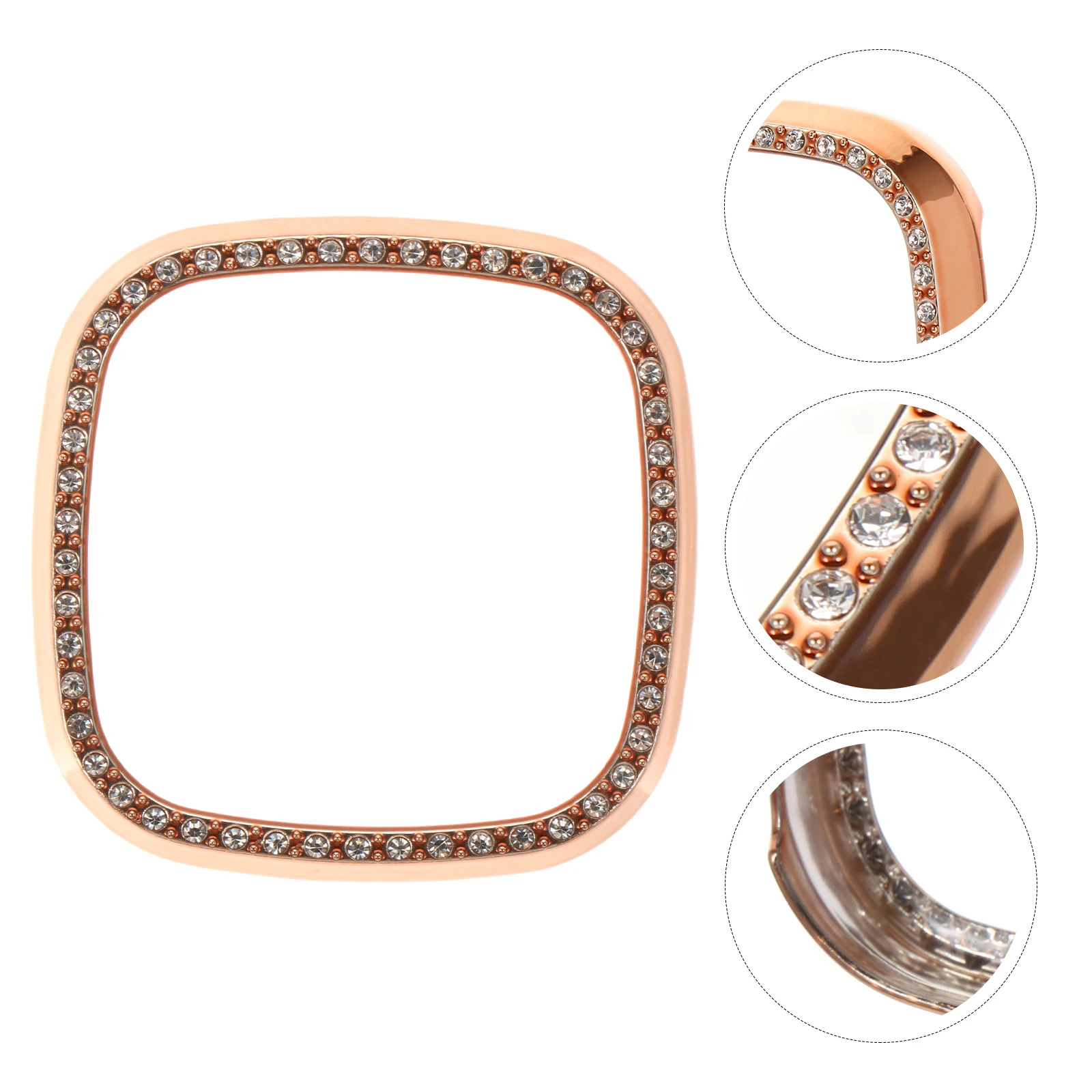 

1pc Shockproof Watch Protective Shell Compatible For Fitbit Versa3 Sense Durable Anti-Scratch Screen Cover With Precise Cutouts