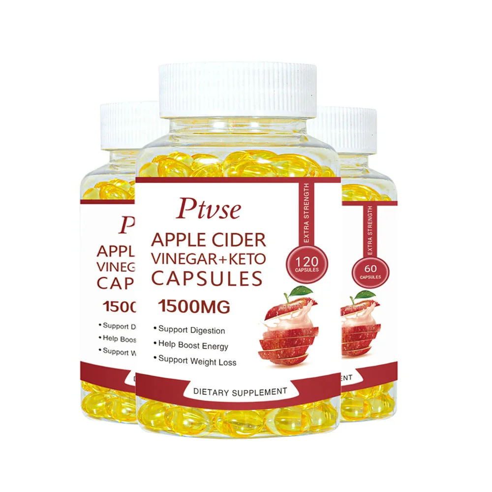 Apple Cider Vinegar Capsules Contain Potassium, Enzymes and Amino Acids To Promote Digestive and Detoxification Health