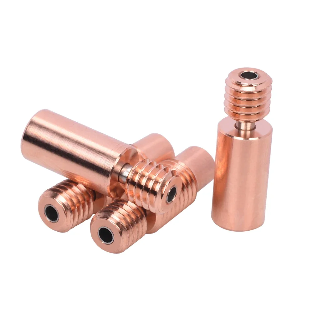 3D Printer Accessories E3DV6 Pipe Bi-metal Full Metal Copper Alloy High Temperature Resistant M7 Thread