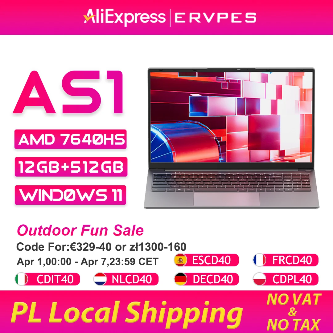 Firebat AS1 2026 Nuevo Portátil AMD R5 7430U 16GB DDR4 512GB SSD 15.6 Pulgadas IPS Windows 11 Tipo-C WIFI6 Teclado de Tamaño Completo