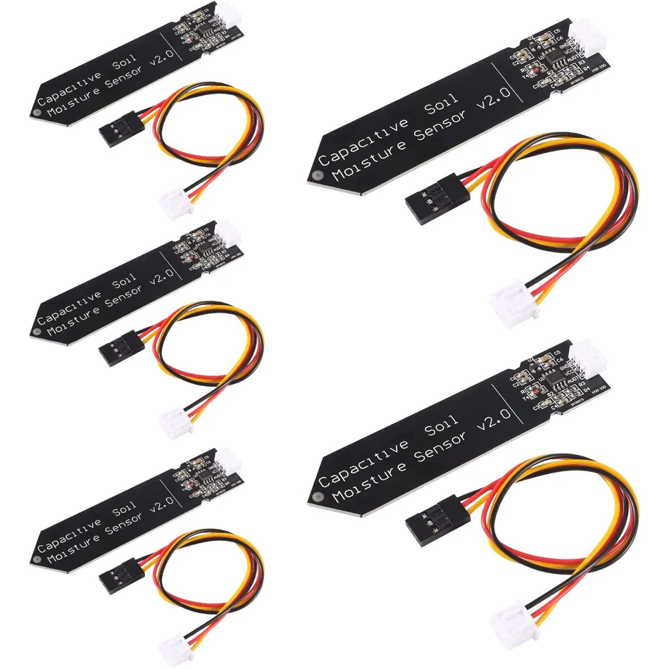 Capacitive Soil Moisture Sensor Corrosion Resistant for Arduino Moisture Detection Garden Watering DIY Electronic for Raspberry