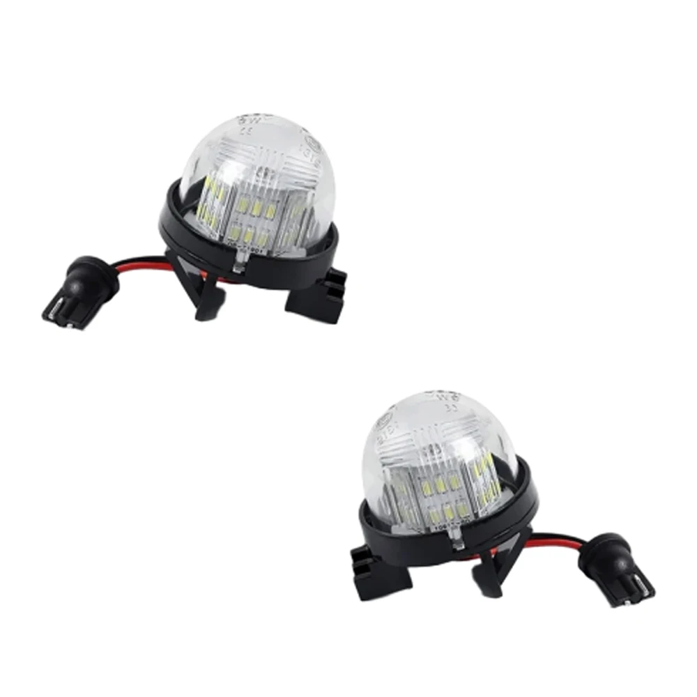 2Pcs LED License Plate Light For Suzuki Wagon/ Alto / Jimny Xenon White Light Clear Cover ABS Material Car Accessories Lamps