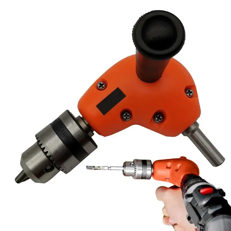 

Right Angle Electric Drill Portable 90 Degree Angle Drill Tool Multi-Functional Woodworking Tool For Furniture Installation And