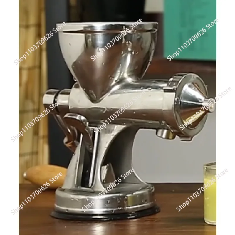 Stainless Steel Manual Juicer Extract Ginger Juice Machine Wheat Grass Juicer Auger Slow Squeezer