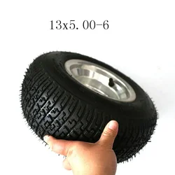 13x5.00-6 inch Tubeless Tyre Tire For ATV QUAD Bike Gokart Scooter mini Buggy Mower 13X5.00-6