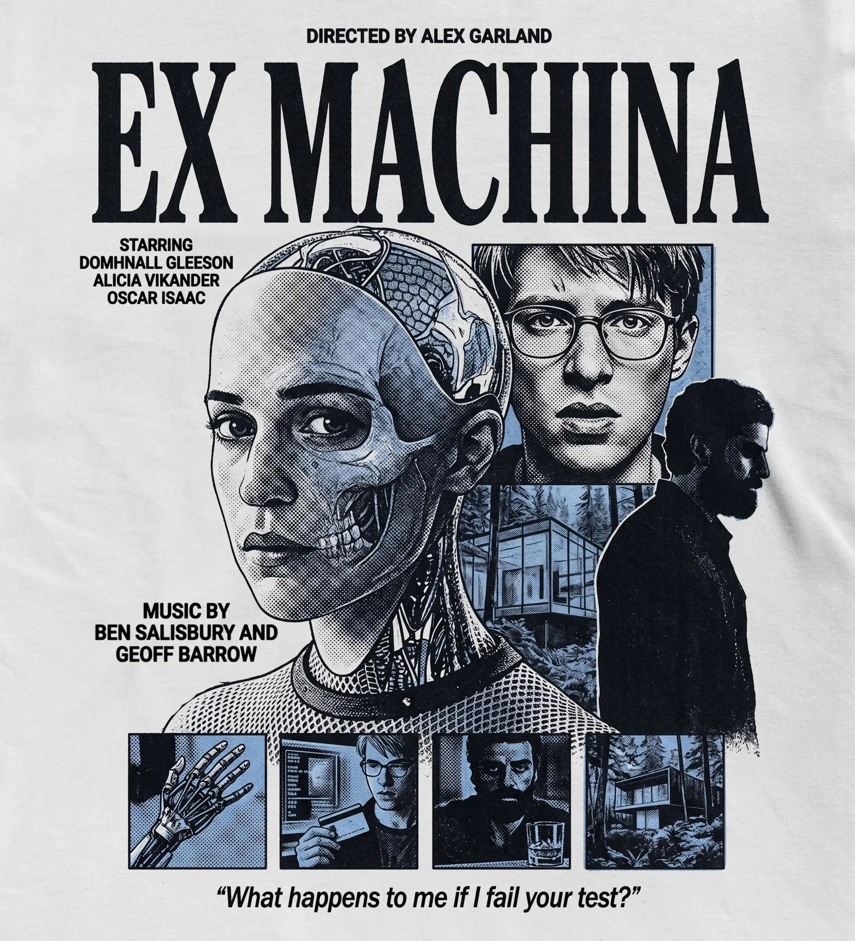 Ex Machina Movie Graphic Tee | Ava AI Sci-Fi Film T-Shirt