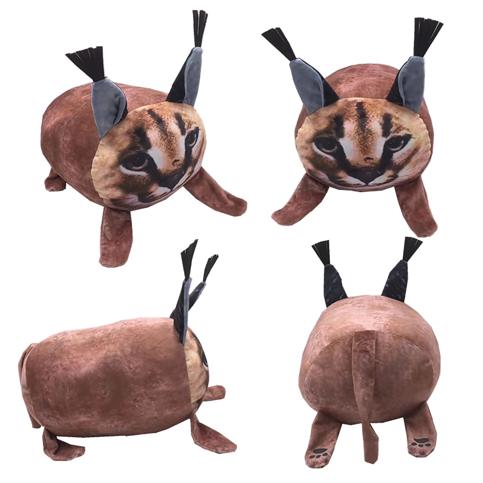 Big Floppa Plush Cartoon Caracal Soft Stuffed Big Cat Animals Plushies Dolls Soft Plushies Stuffed Animal Doll Gift Pillow