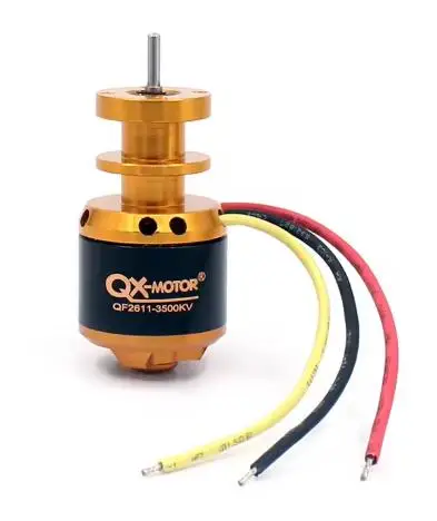 

QX-MOTOR QF2611 3500KV 2611 Бесщеточный двигатель 55 мм 64 мм Канальный вентилятор Jet EDF 3-4S Lipo для фиксации радиоуправляемого самолета