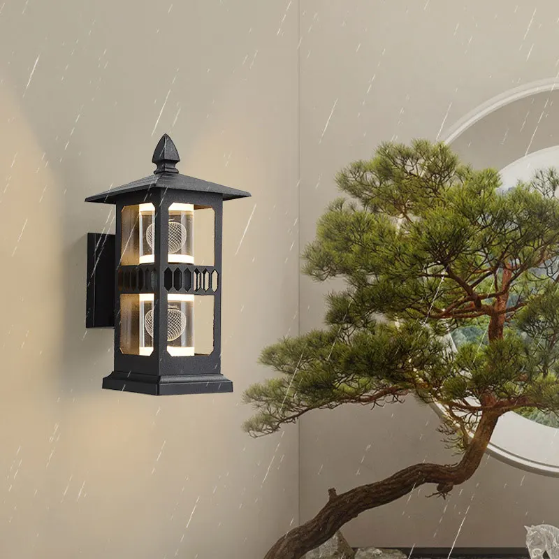 Indoor wall lamp retro classic hotel restaurant decoration courtyard garden entrance waterproof wall lamp