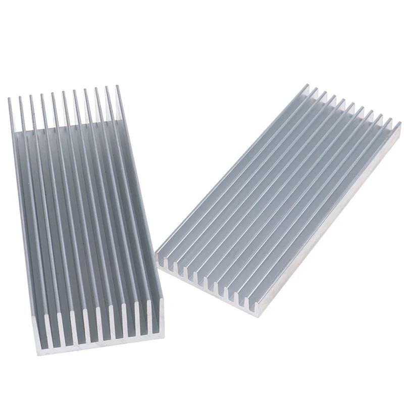 Aluminum Alloy Heatsink Cooling Pad For High Power LED IC Chip Cooler Radiator Heat Sink 4 sizes 100×40×20mm 100×100×18mm